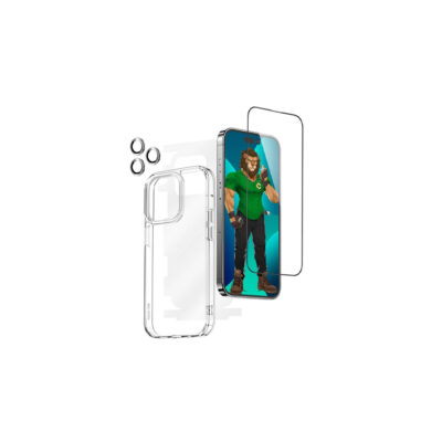 Green Lion 4 in 1 360° Protection Pack - iPhone 14 Pro Max