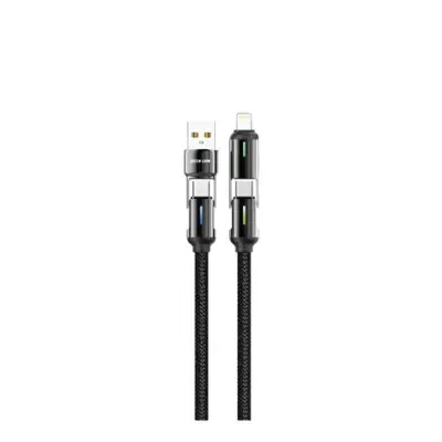 Green Lion 4 in 1 LED Braided Cable 60W