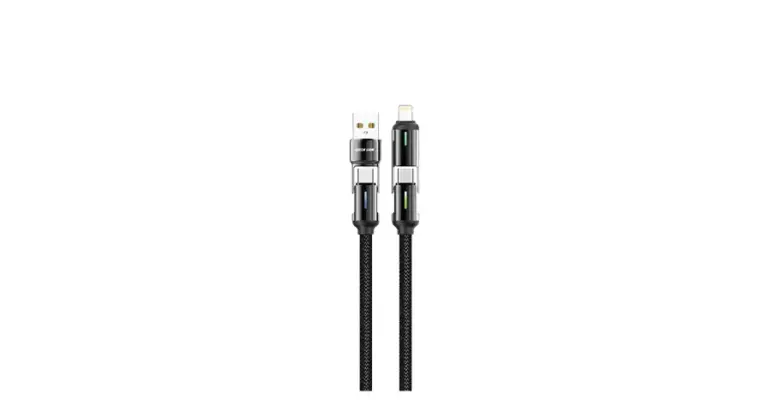 Green Lion 4 in 1 LED Braided Cable 60W