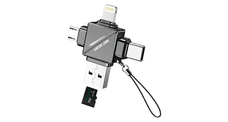 Green Lion 4 in 1 TF Card Reader