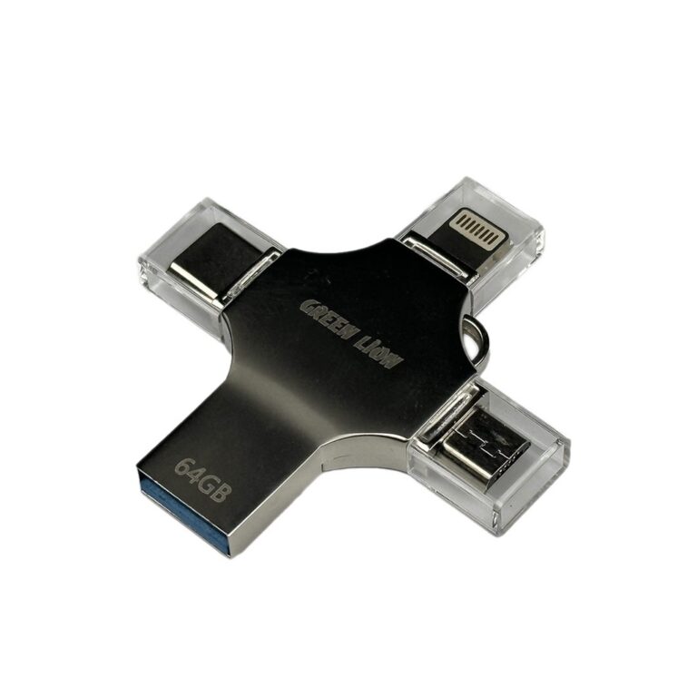 Green Lion 4-in-1 USB Flash Drive 64GB