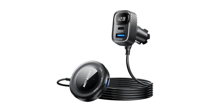 Green Lion 5-In-1 Multiport Car Charger Kit