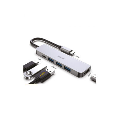 Green Lion 5 in 1 Type-C Adapter 4K