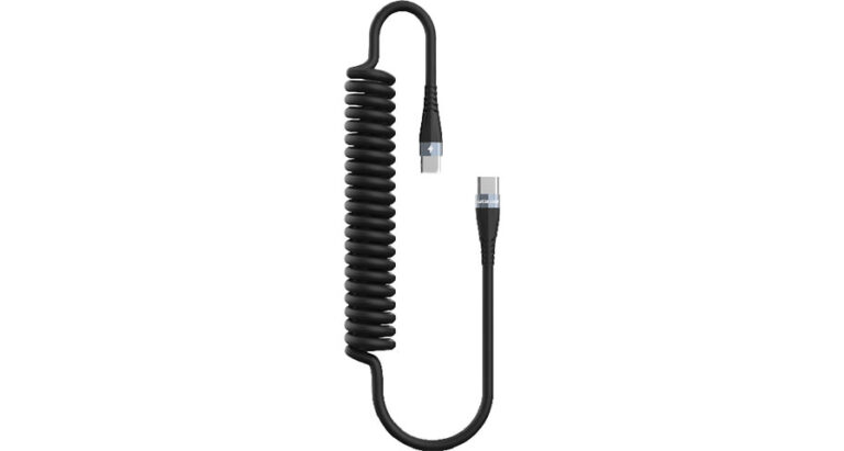Green Lion 60W TPU Spring Cable USB-C to USB-C Cable 1.8 Meter
