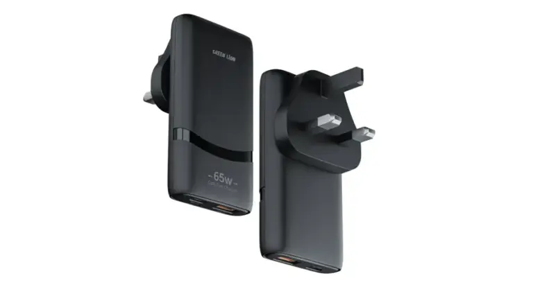 Green Lion 65W Gan Adapter Type-C Ports | UK Plug