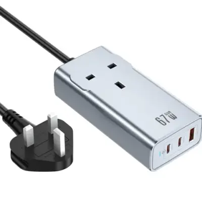 Gadget Pulse Kenya 5 Green Lion 67W GaN Premium AC Socket