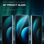 Green Lion 9H Privacy Shield Fingerprint Unlock Tempered Glass for S26 Ultra - Privacy