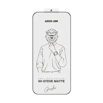 Green Lion 9H Steve Matte AG Glass Protector for iPhone 17 Pro/Pro Max - Clear