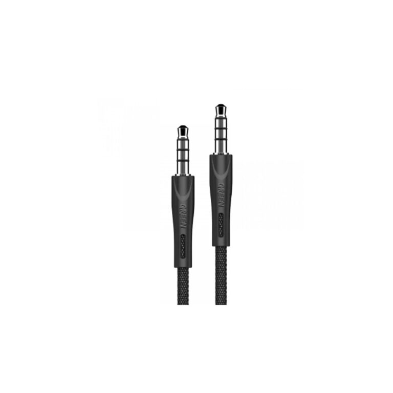Green Lion AUX 3.5 to AUX 3.5 Cable 1.2m-Black
