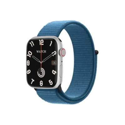 Green Lion Active Se Smart Watch - Silver + Sky Blue