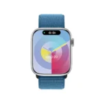Green Lion Active Se Smart Watch - Silver + Sky Blue