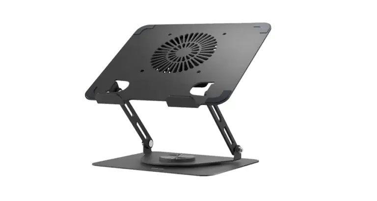 Green Lion Adjustable Laptop Stand with Cooling Fan