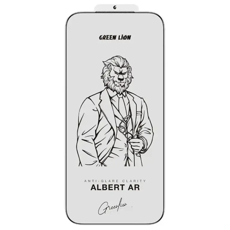 Green Lion Albert AR Screen Protector for iPhone 17 Pro/Pro Max - Clear