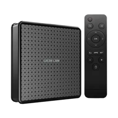 Green Lion Android TV Box 4K with Remote Control