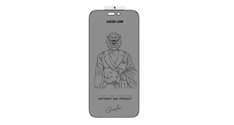 Green Lion Anthony 360° Privacy Screen Protector for iPhone 17 Pro Max - Black Edge/Privacy