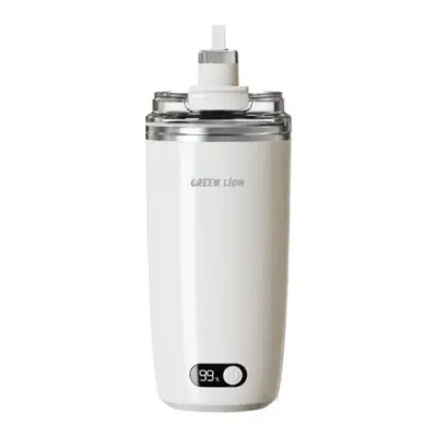 Green Lion Auto-Stirring Mug 350mL - Cream
