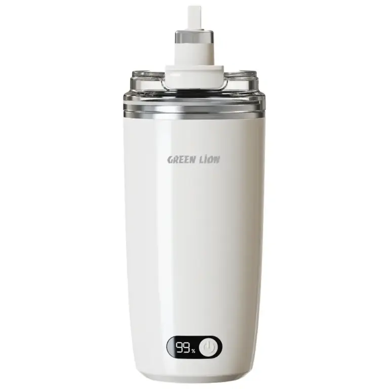 Green Lion Auto-Stirring Mug 350mL - Cream