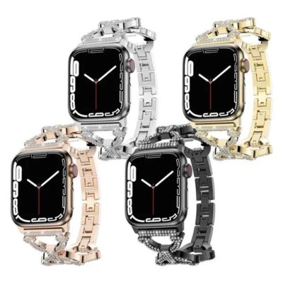 Green Lion Bello Crystal Strap for Apple Watch
