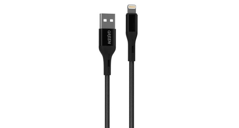 Green Lion Braided Lightning Cable 1.2m 2A