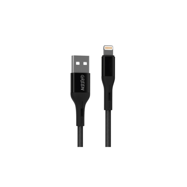 Green Lion Braided Lightning Cable 3m 2A