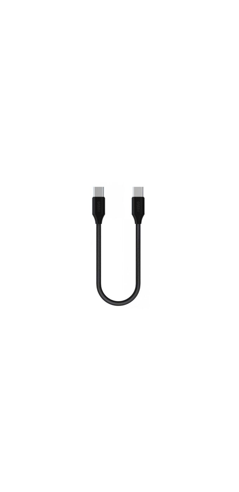 Green Lion Braided Type-C to Type-C Cable 30cm 60W