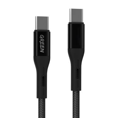 Gadget Pulse Kenya 4 Green Lion Braided Type-C to Type-C Cable 1.2m 2A