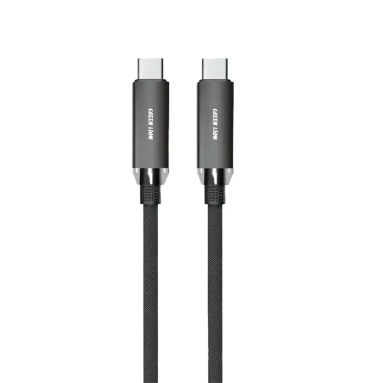 Green Lion Braided Type-C to Type-C Cable 240W 1 mtr