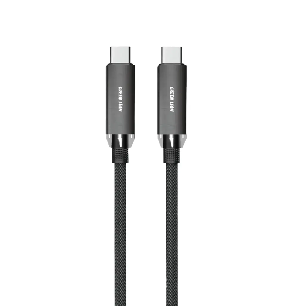 Green Lion Braided Type-C to Type-C Cable 240W 1 mtr