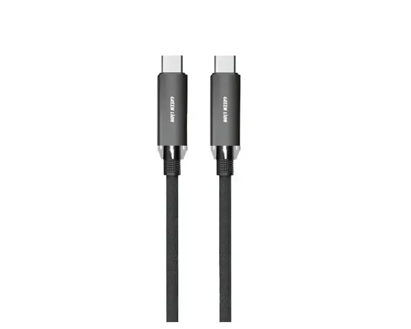 Green Lion Braided Type-C to Type-C Cable 240W 2 mtr