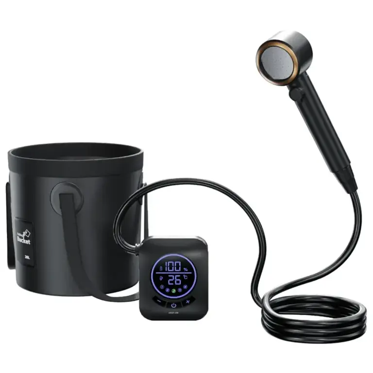 Green Lion Camping Shower with Intelligent Digital Display