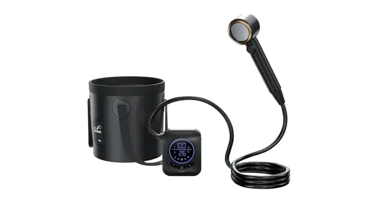 Green Lion Camping Shower with Intelligent Digital Display