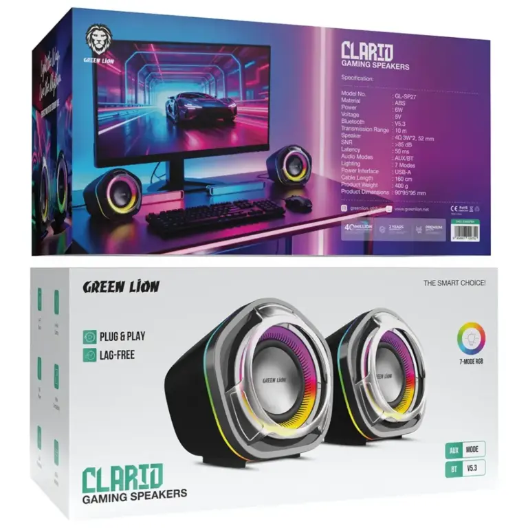 Green Lion Clario Gaming Speakers