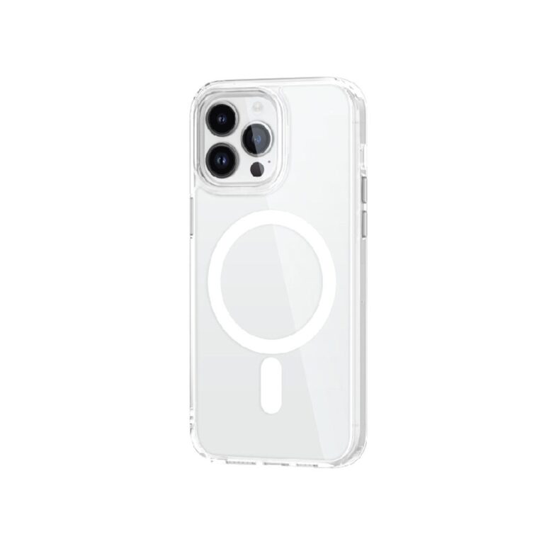 Green Lion Clear MagSafe Case with Metal Buttons for iPhone 15 Pro / 15 Pro Max