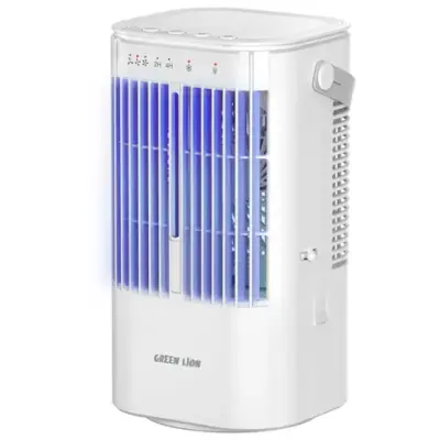 Green Lion Compact Air Cooler Fan with 900mL Water Tank & 120° Oscillation