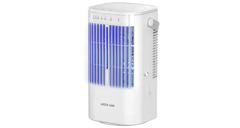 Green Lion Compact Air Cooler Fan with 900mL Water Tank & 120° Oscillation