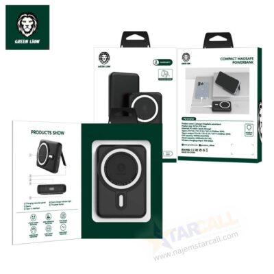 Green Lion Compact Magsafe Powerbank 10000mAh 15W PD 20W with Kick Stand