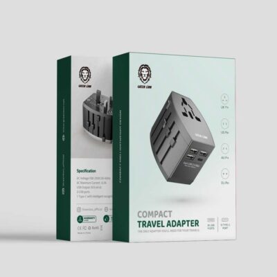Green Lion Compact Travel Adapter