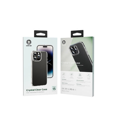 Green Lion Crystal Clear Case for iPhone 15 Series - Clear