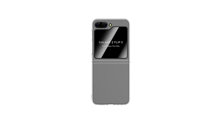 Green Lion Delgado Case Ultra Slim Design for Samsung Flip 5 - Clear