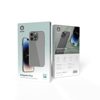 Green Lion Delgado Plus with Camera Protection Case for iPhone 14Pro Max Clear