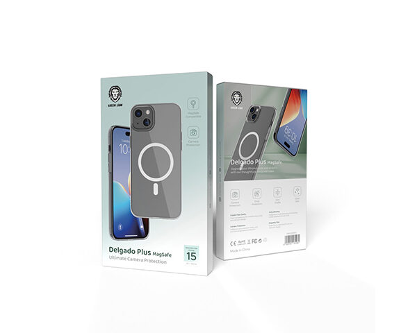 Green Lion Delgado Plus with Camera Protection Magesafe Case for iPhone 15 / 15plus