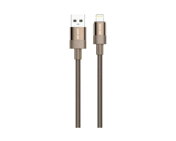 Green Lion Desert Spark Cable USB-A to Lightning 12W - Desert Titanium