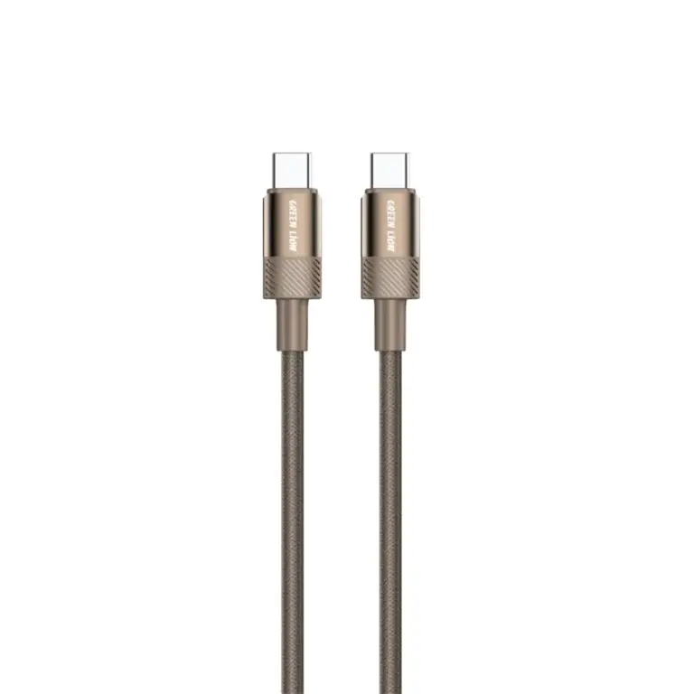Green Lion Desert Spark Cable USB-C to Lightning 30W - Desert Titanium