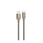 Green Lion Desert Spark Cable USB-A to USB-C 15W - Desert Titanium