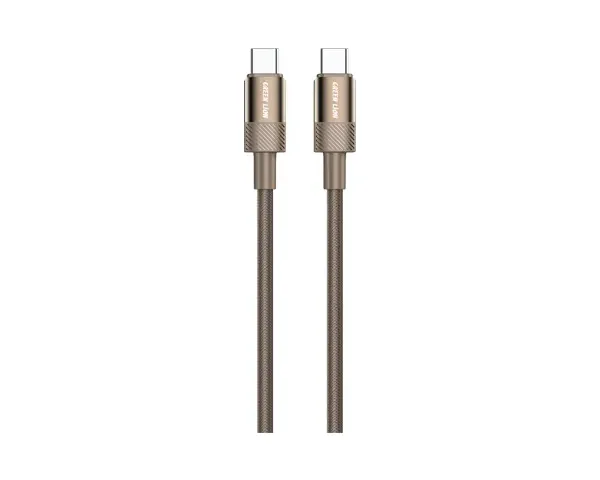Green Lion Desert Spark Cable USB-C to USB-C 60W - Desert Titanium