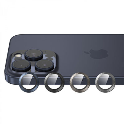Green Lion Diamond Design Camera Lens for iPhone 15 Pro Max
