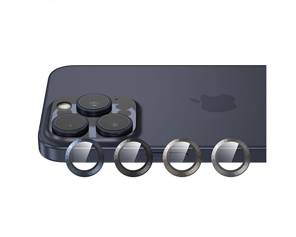 Green Lion Diamond Design Camera Lens for iPhone 15 Pro Max