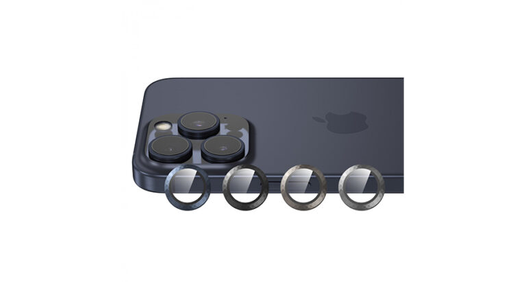Green Lion Diamond Design Camera Lens for iPhone 15 Pro Max