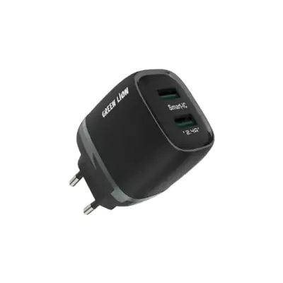 Green Lion Dual USB 12W Wall Charger
