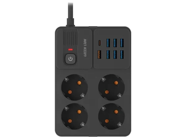 Green Lion EU Power Socket 7 USB-A Port & 1 PD Port
